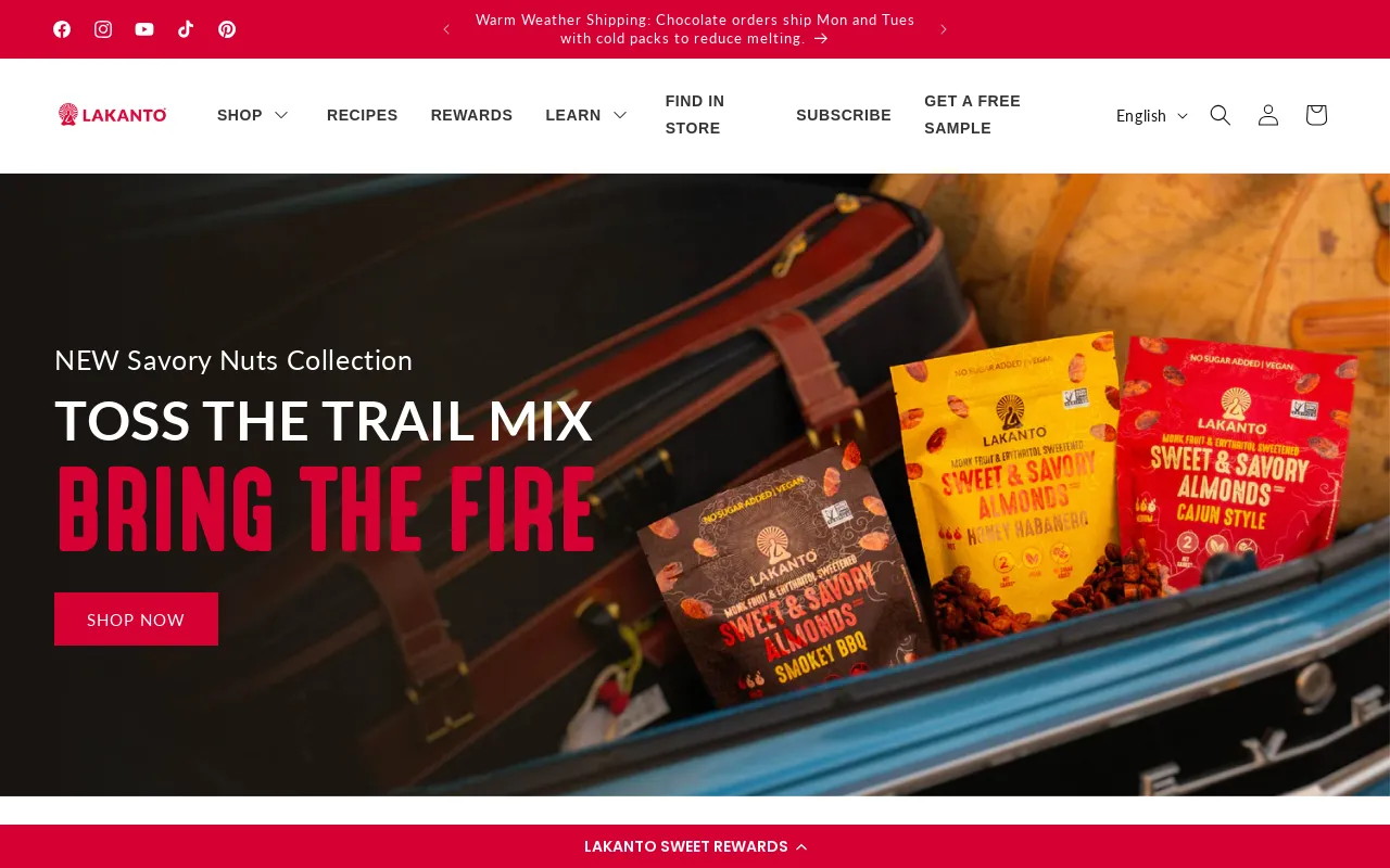 Lakanto USA screenshot