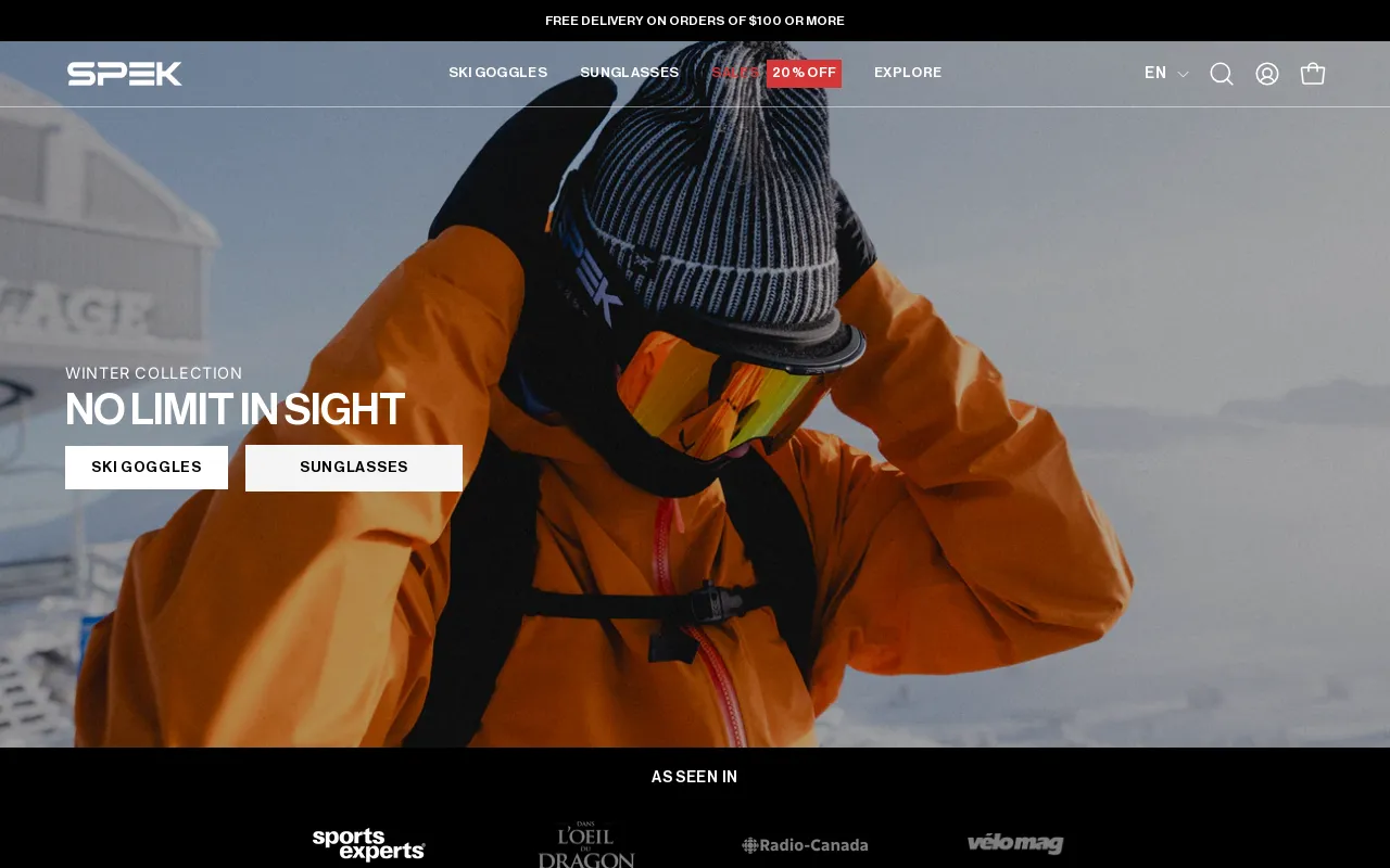 Spek Optics screenshot