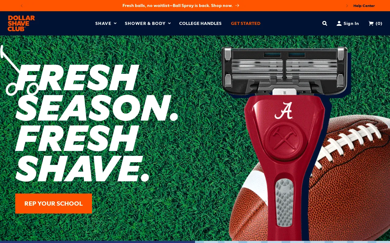 Dollar Shave Club screenshot