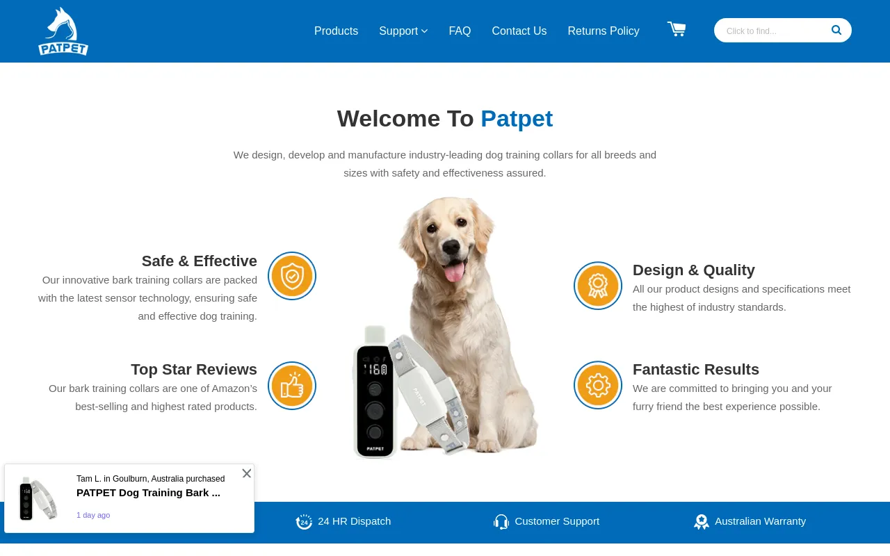 Patpet Australia screenshot
