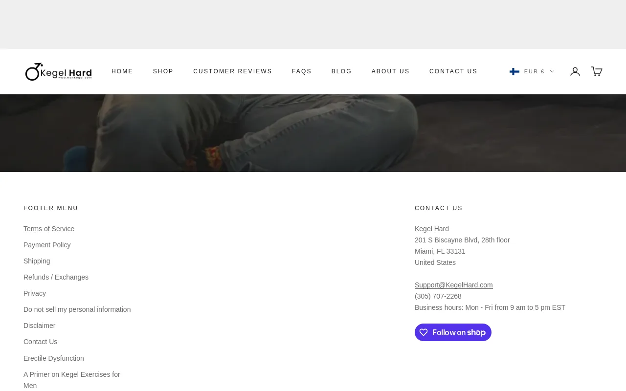 Kegel Hard website screenshot