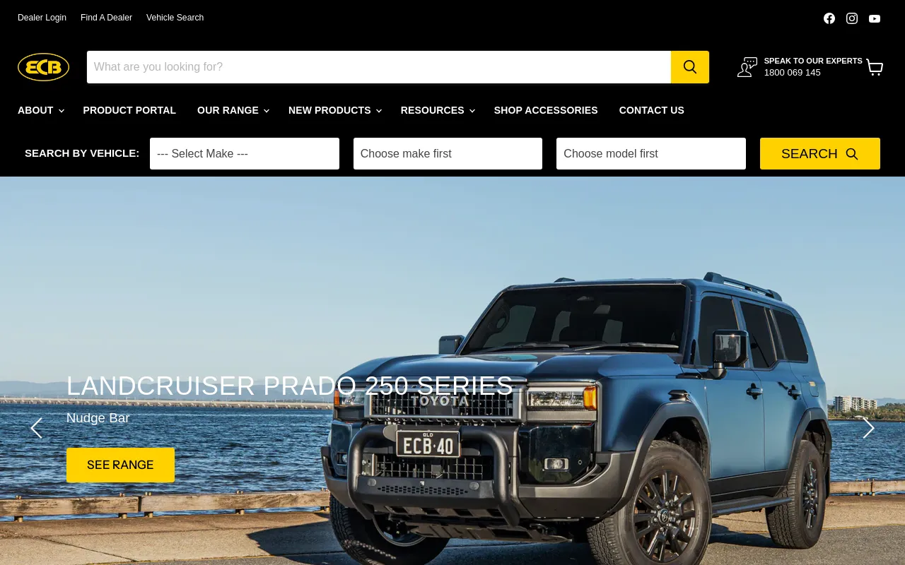 East Coast Bullbars screenshot