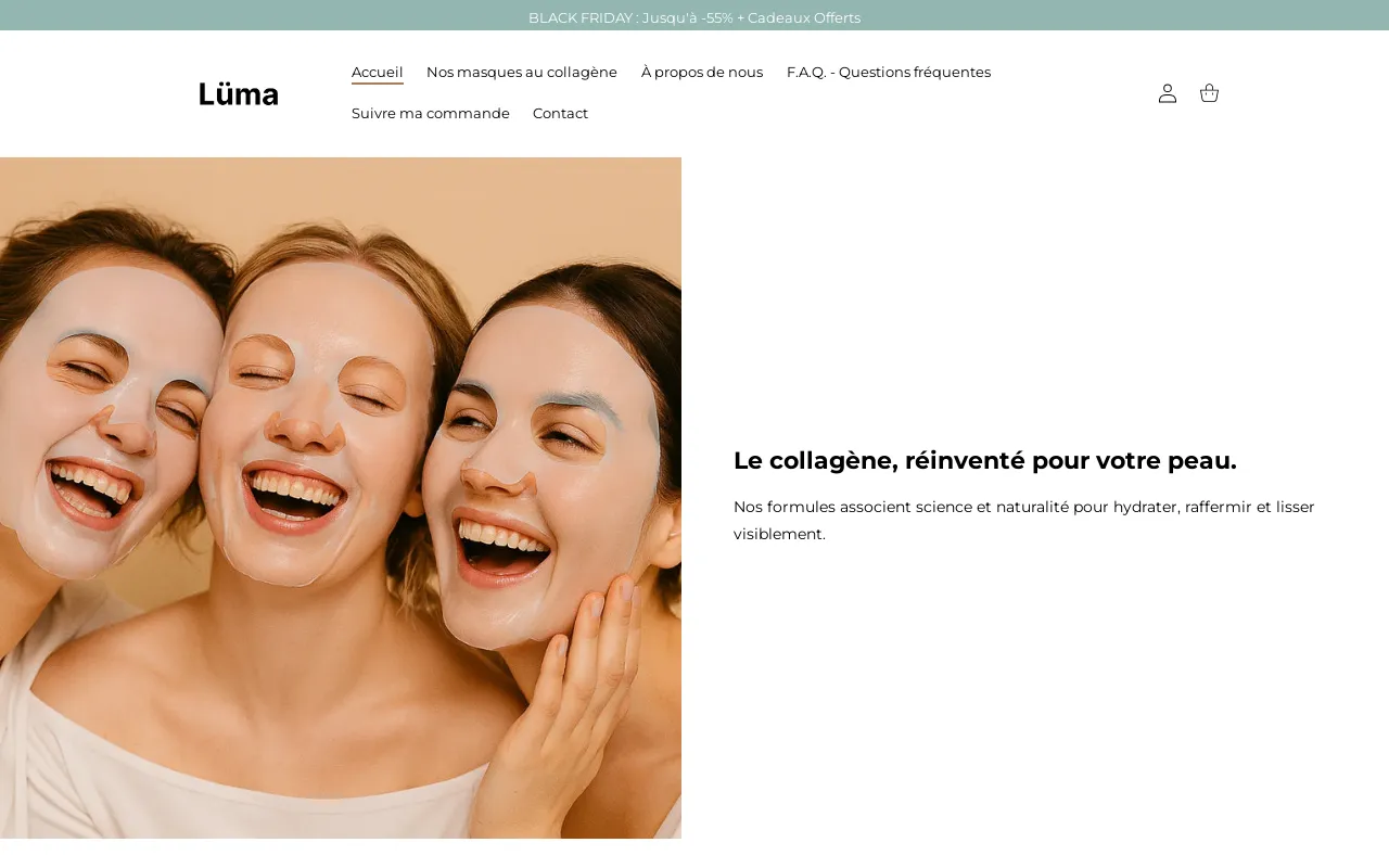 LUMA website screenshot