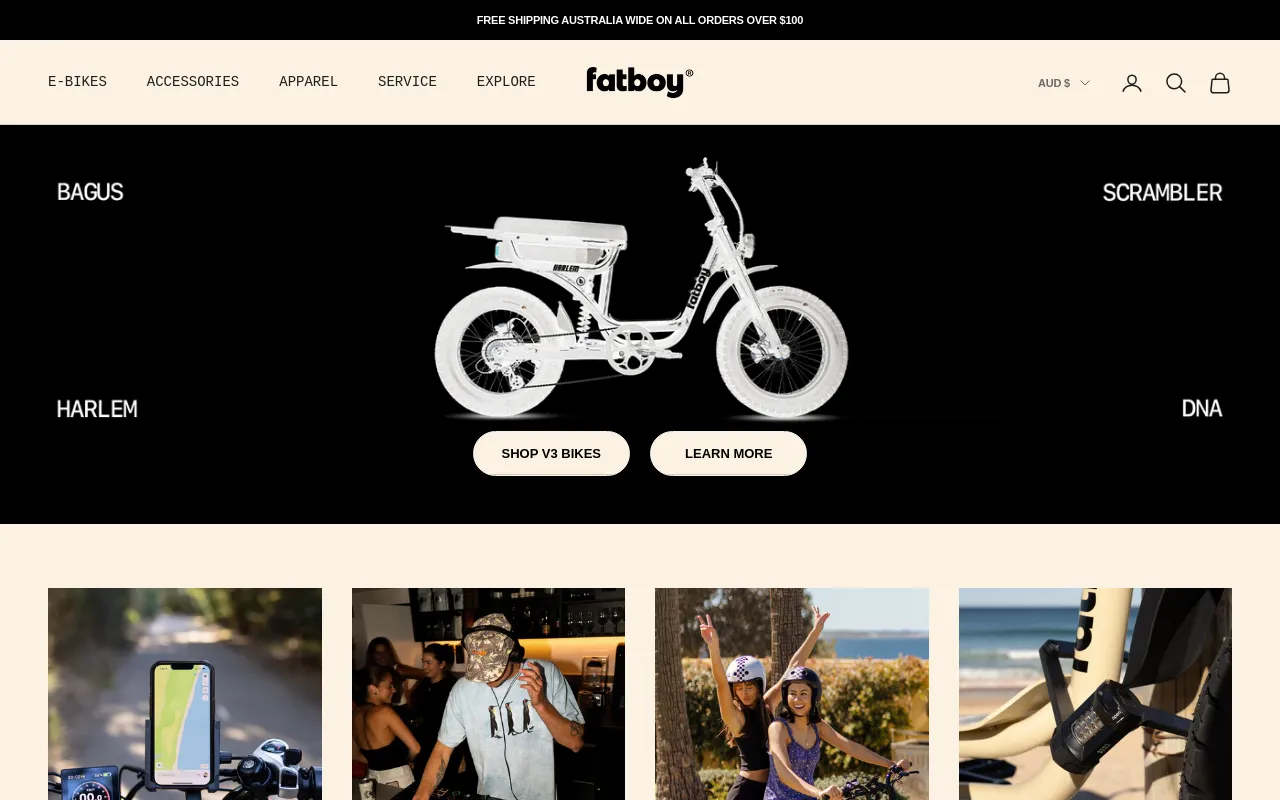 Fatboy Bikes screenshot