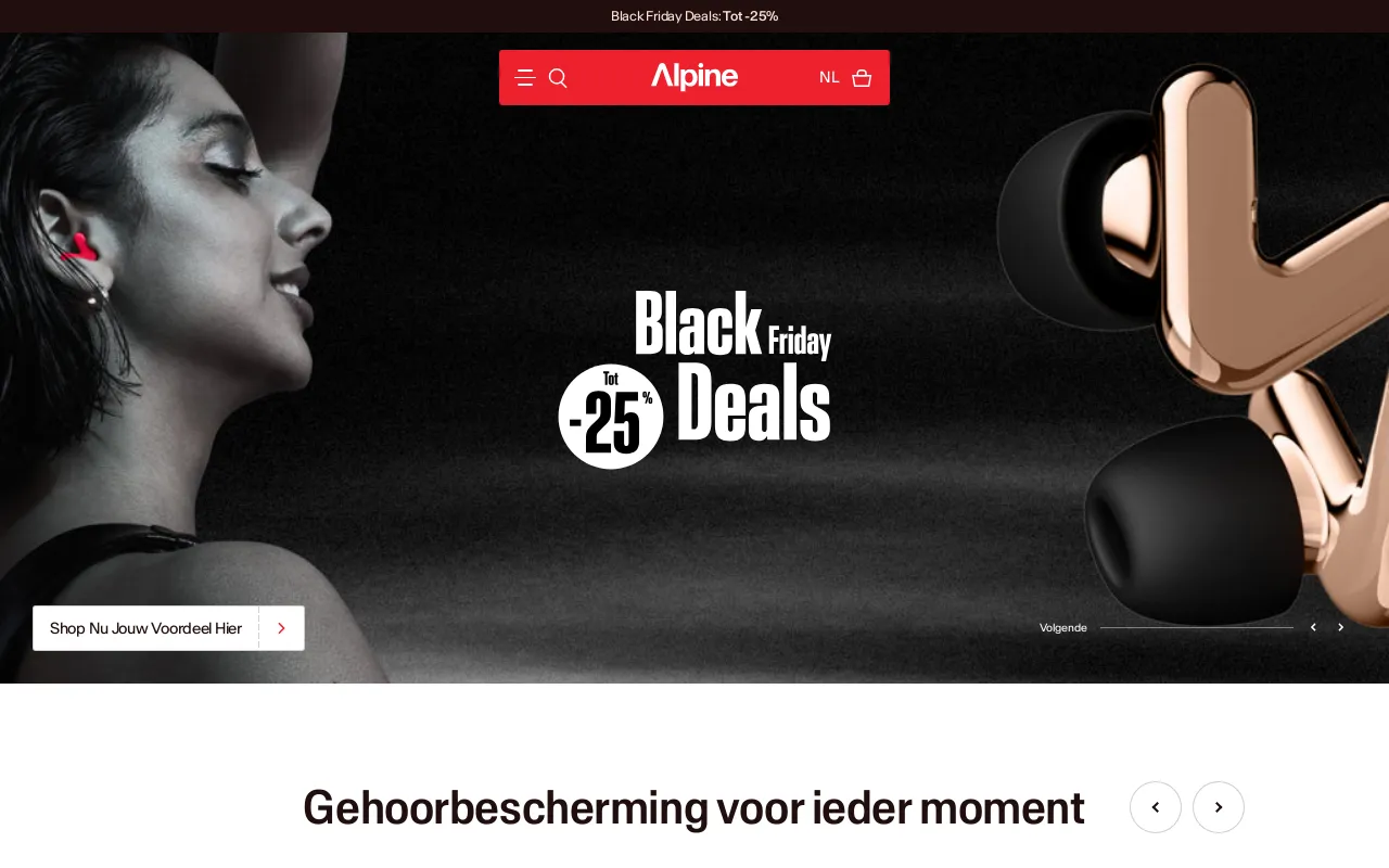 Alpine Hearing Protection screenshot