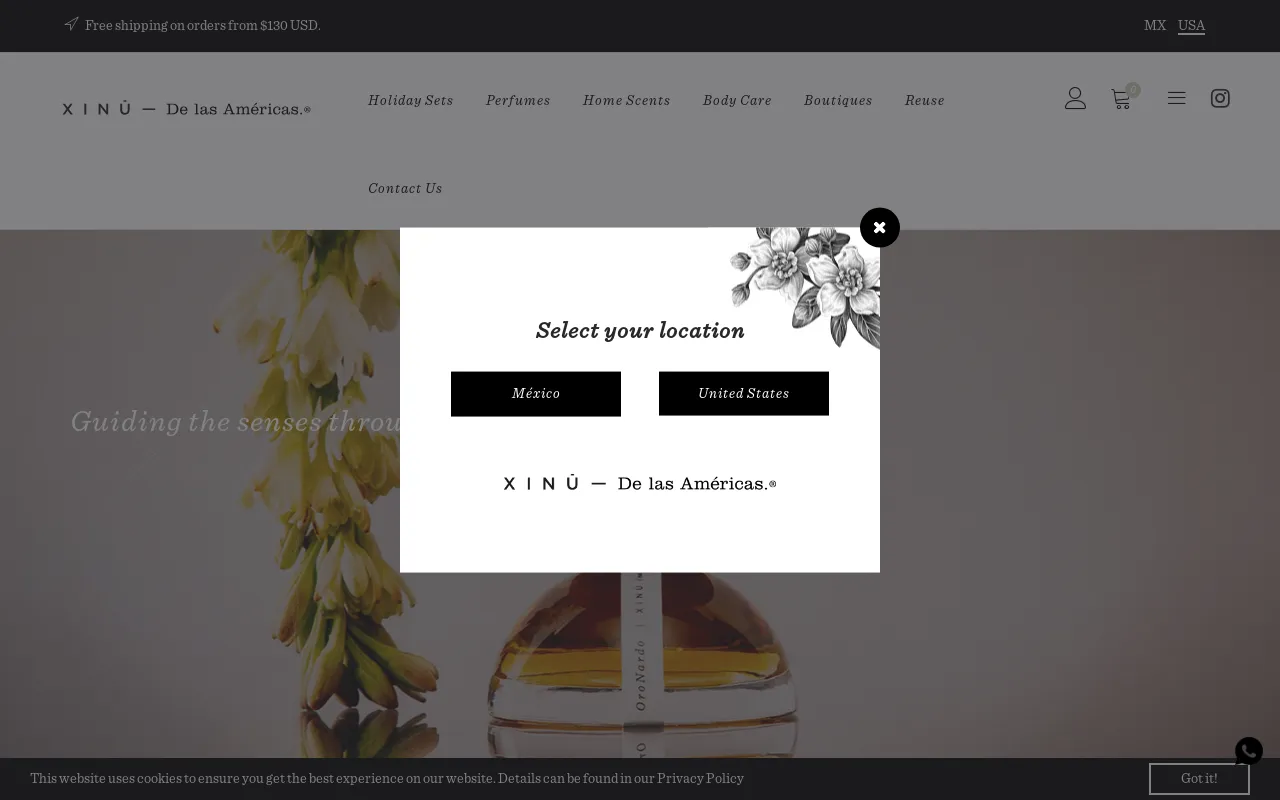 X I N Ú  Perfumes screenshot