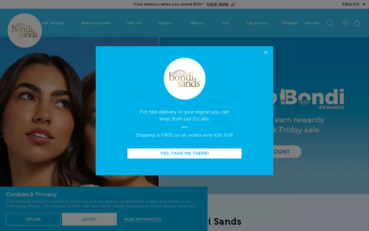 Bondi Sands USA screenshot