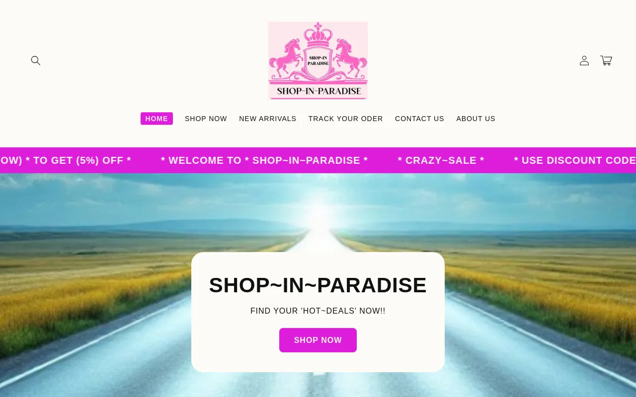 SHOP IN PARADISE screenshot