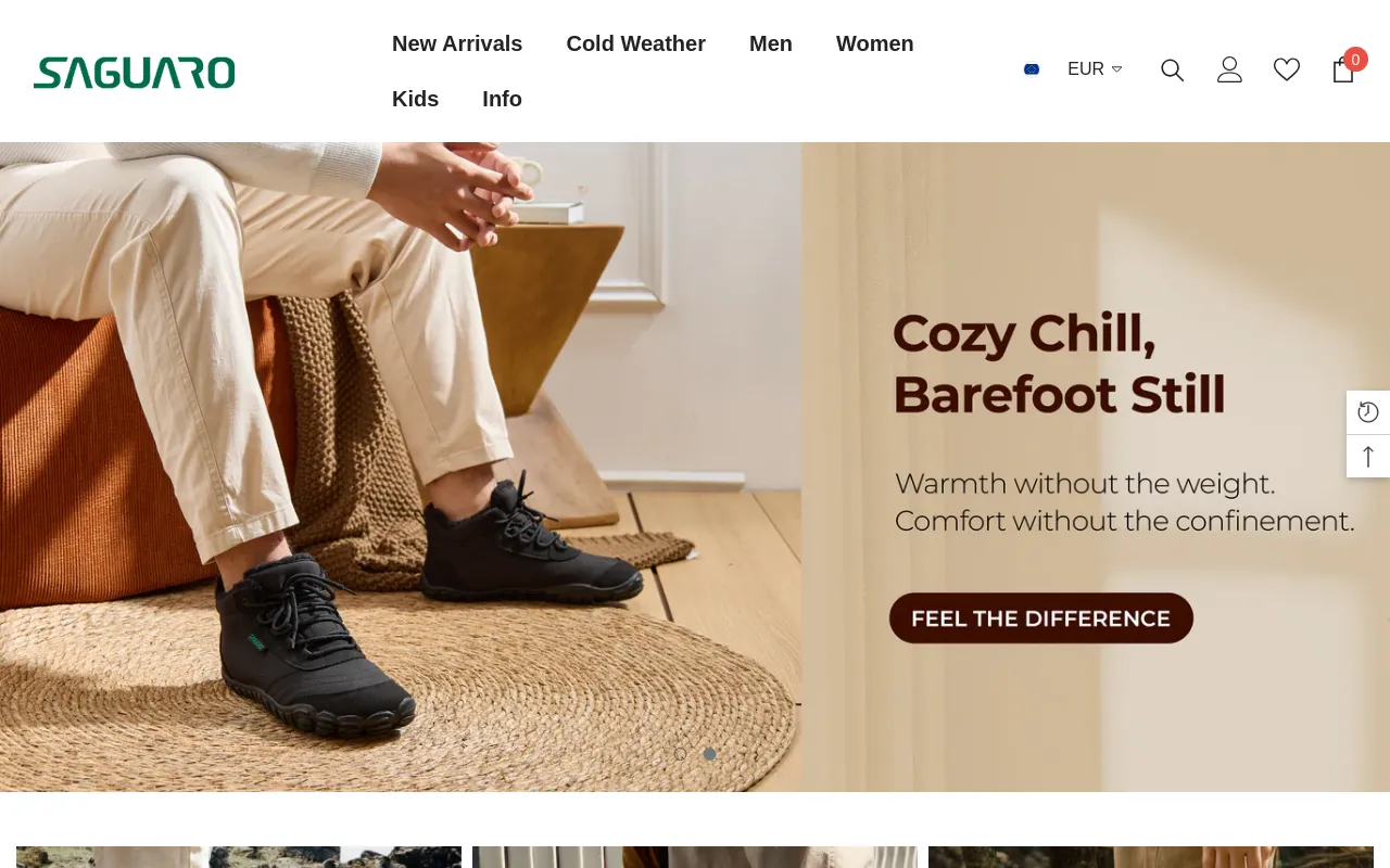 Saguaro Barefoot Shoes screenshot