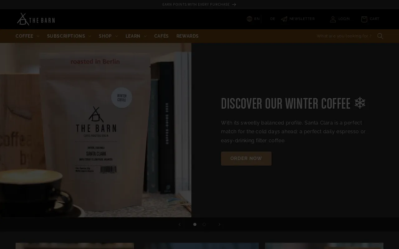 THE BARN Coffee Roasters screenshot