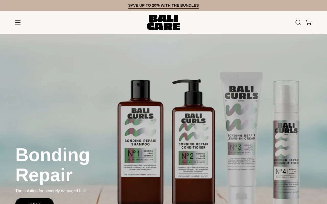 Bali Curls screenshot