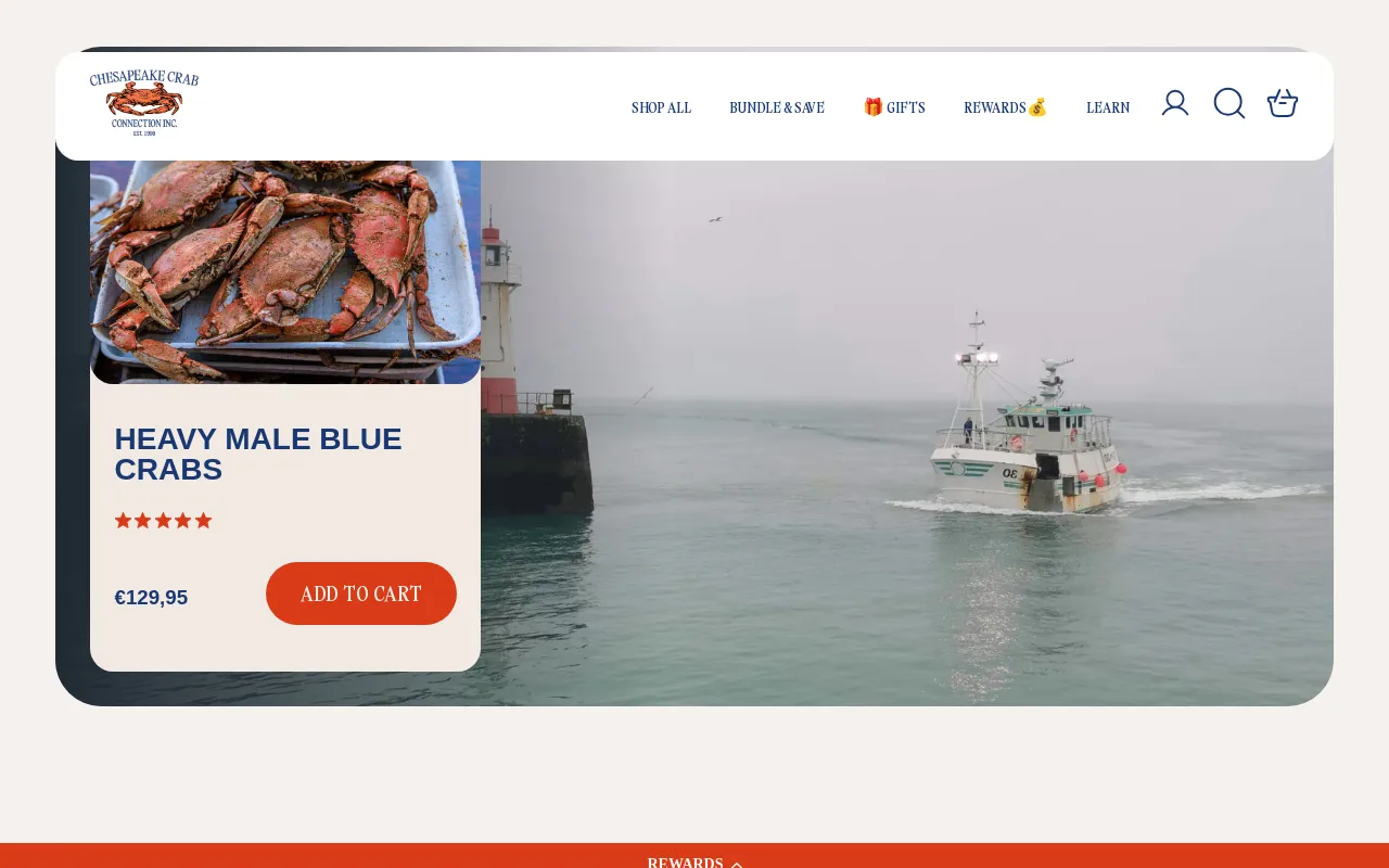 Chesapeake Crab Connection Inc. screenshot