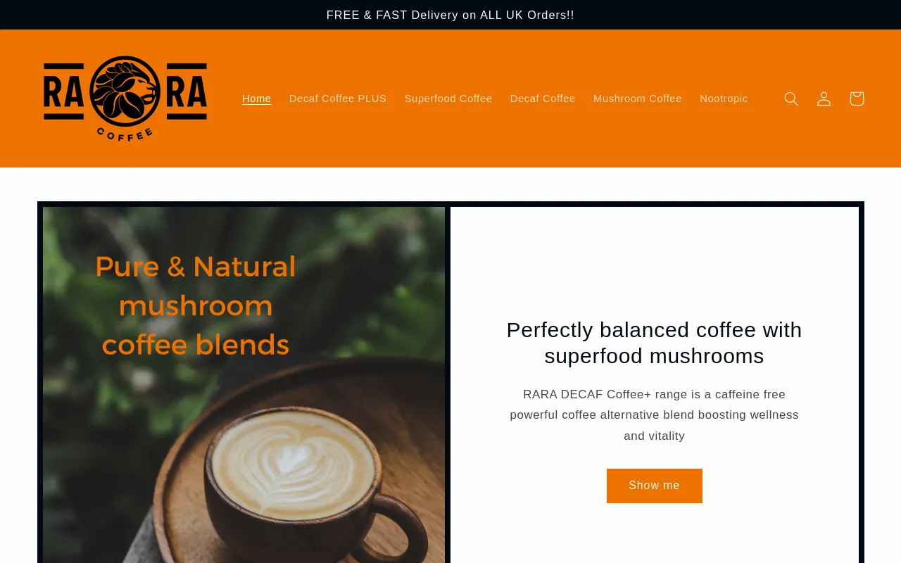 RARA COFFEE screenshot