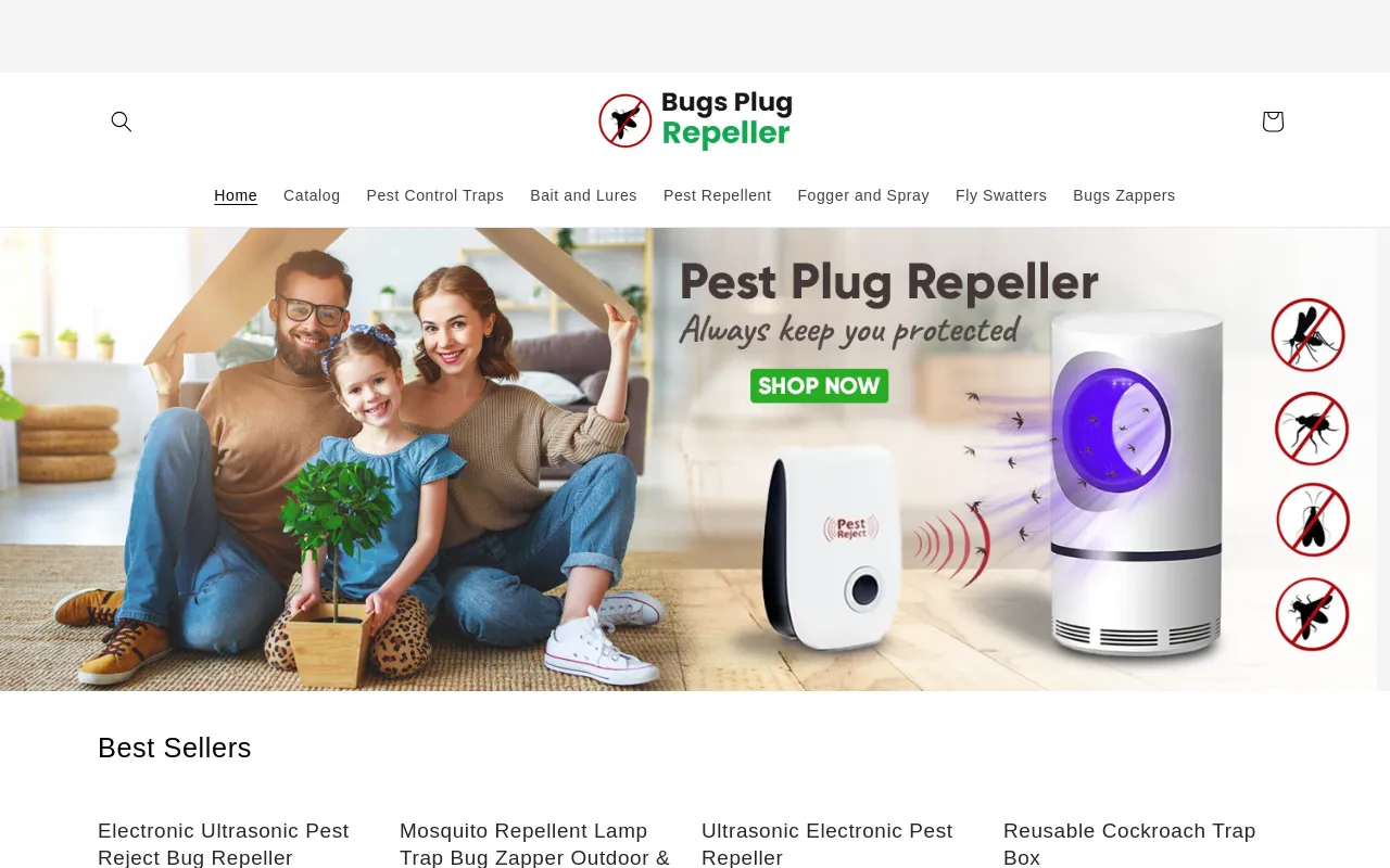 bugsplugrepeller.com website screenshot