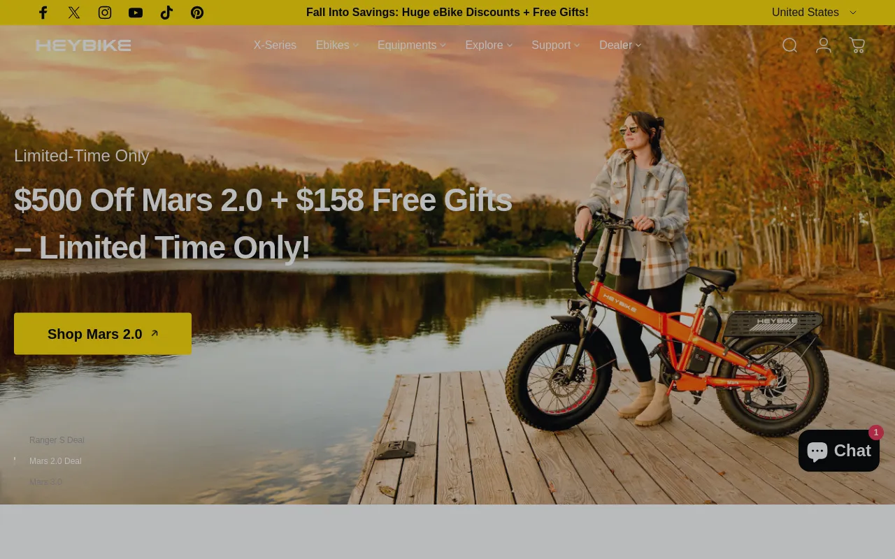 Heybike screenshot