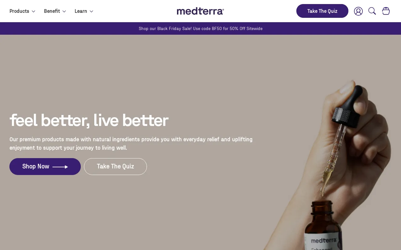 Medterra Hemp screenshot