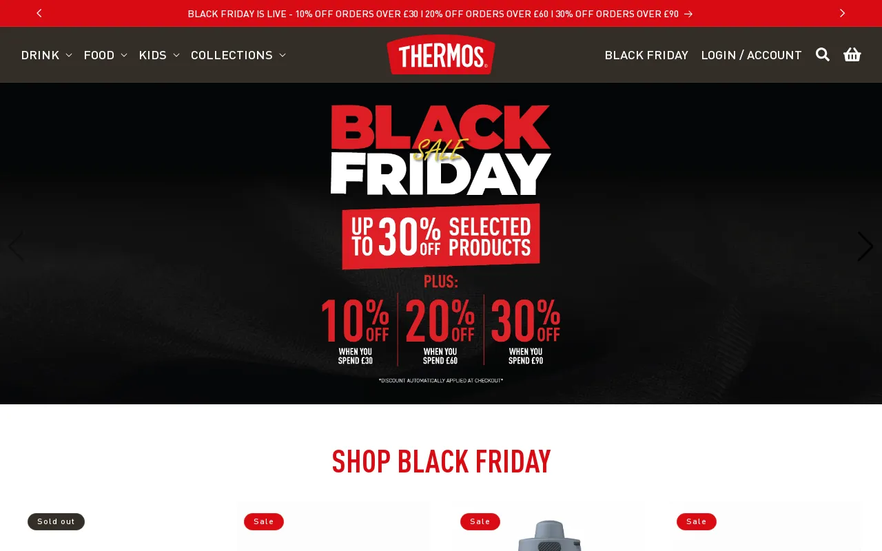 Thermos UK screenshot