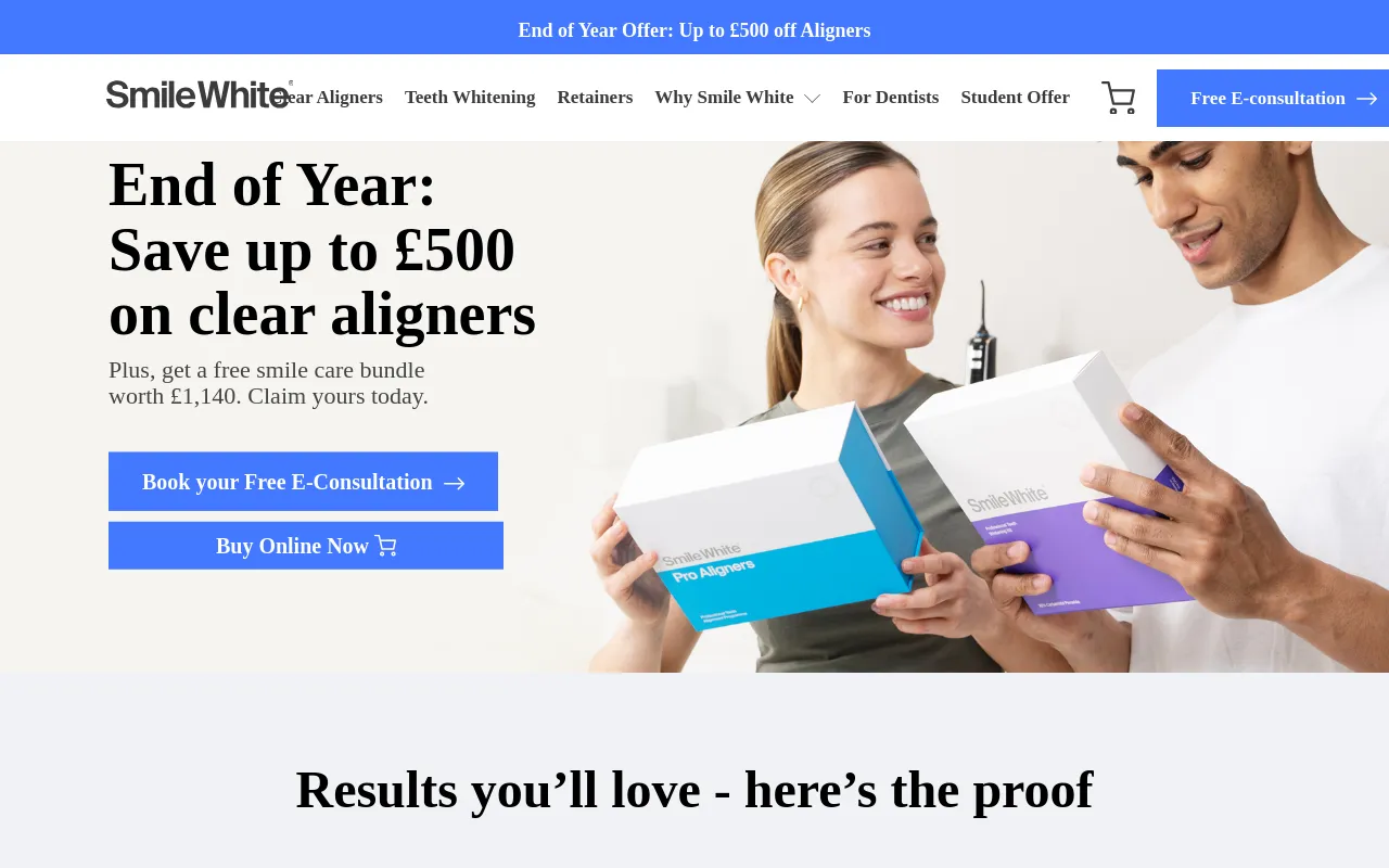 Smile White UK screenshot