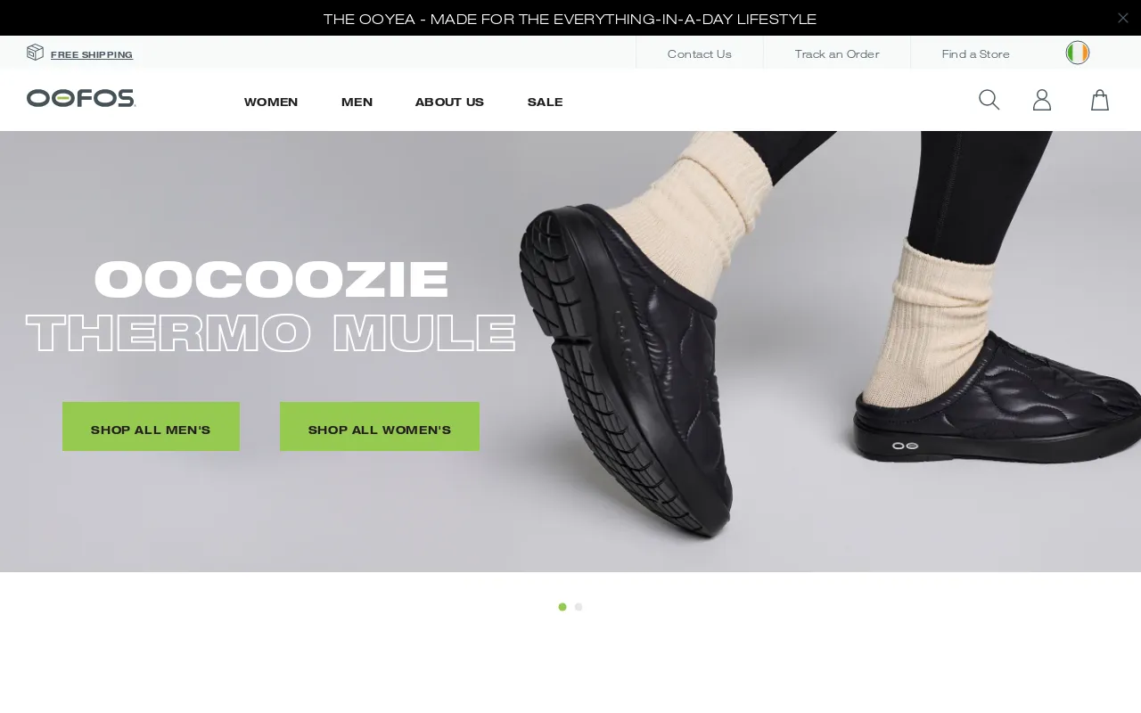 oofos.ie screenshot