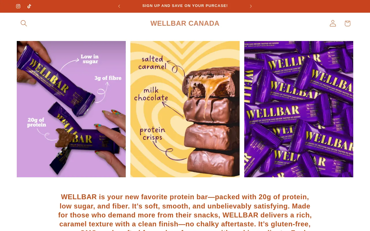 WELLBAR CANADA screenshot