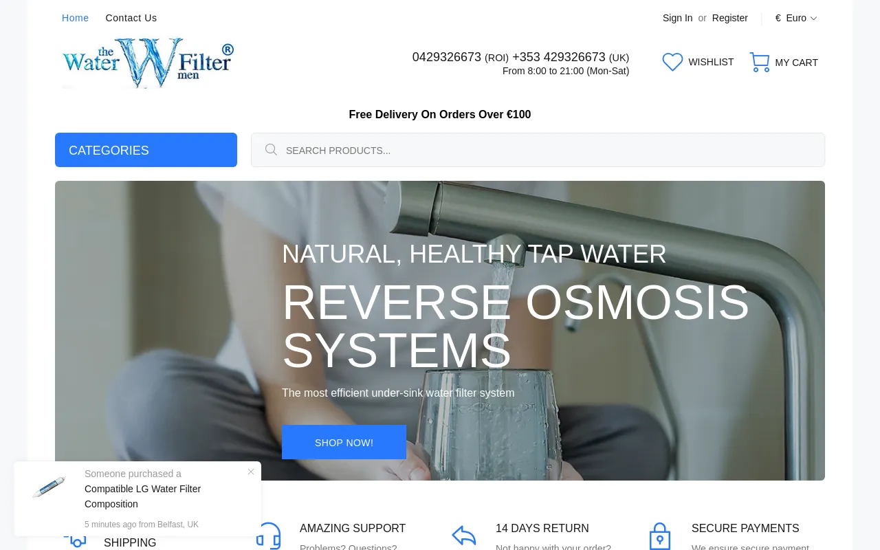 Water Filter Men screenshot