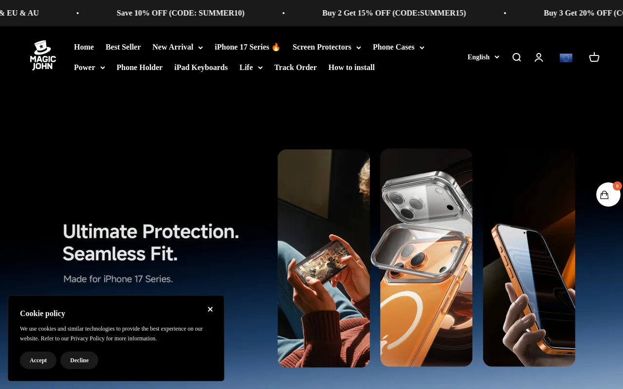 magicjohn.com screenshot