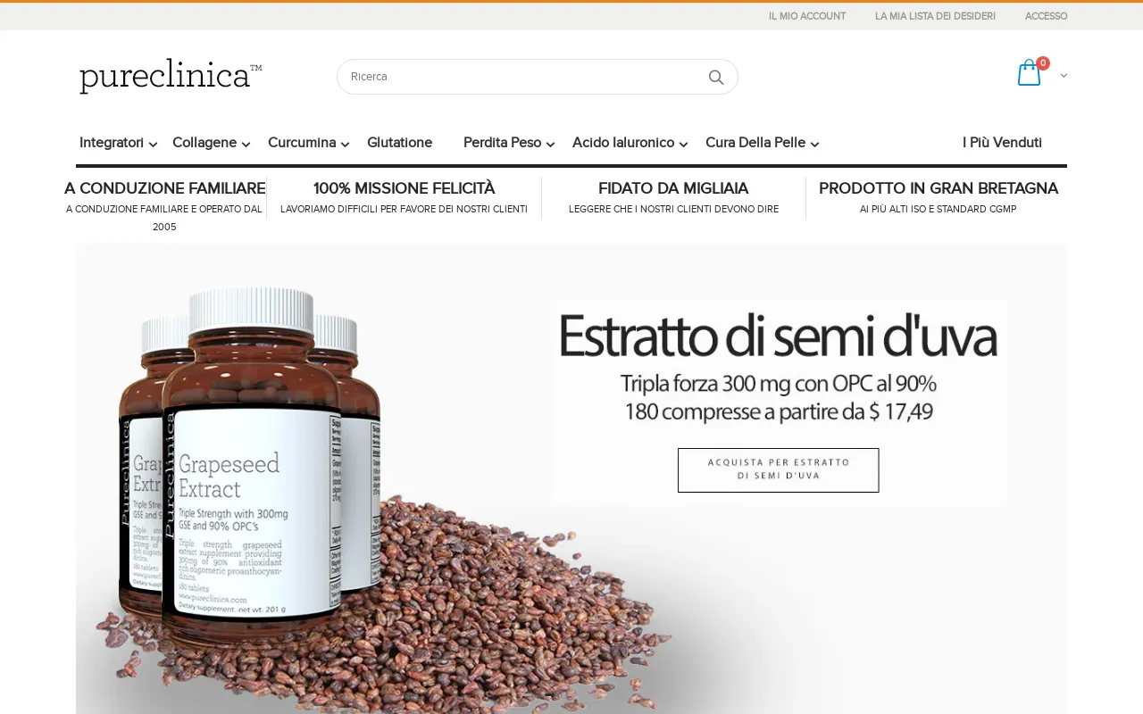 it.pureclinica.com screenshot