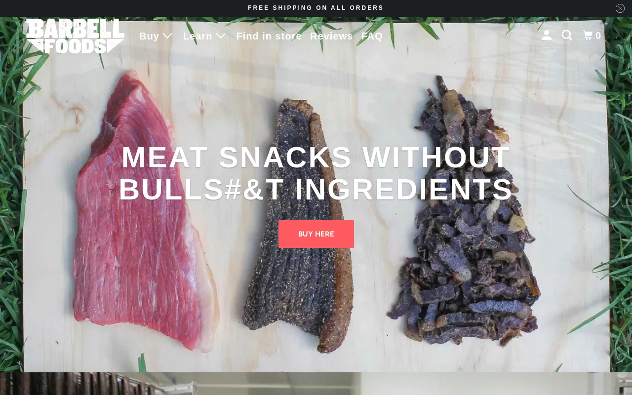 BARBELL FOODS screenshot