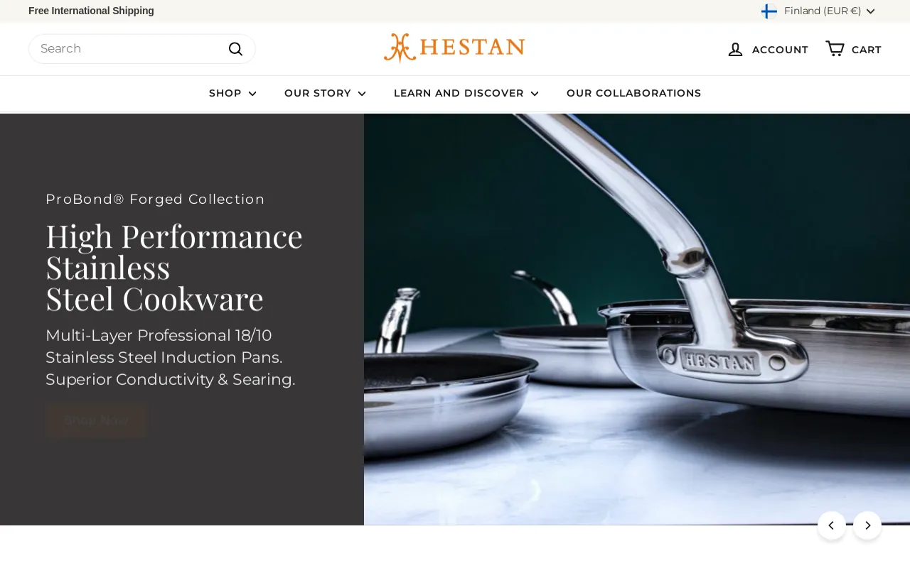 Hestan Culinary EU screenshot