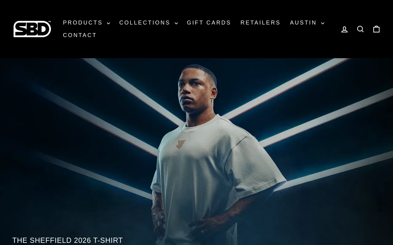 SBD Apparel USA screenshot