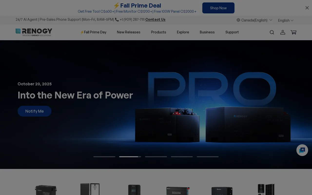 Renogy CA screenshot