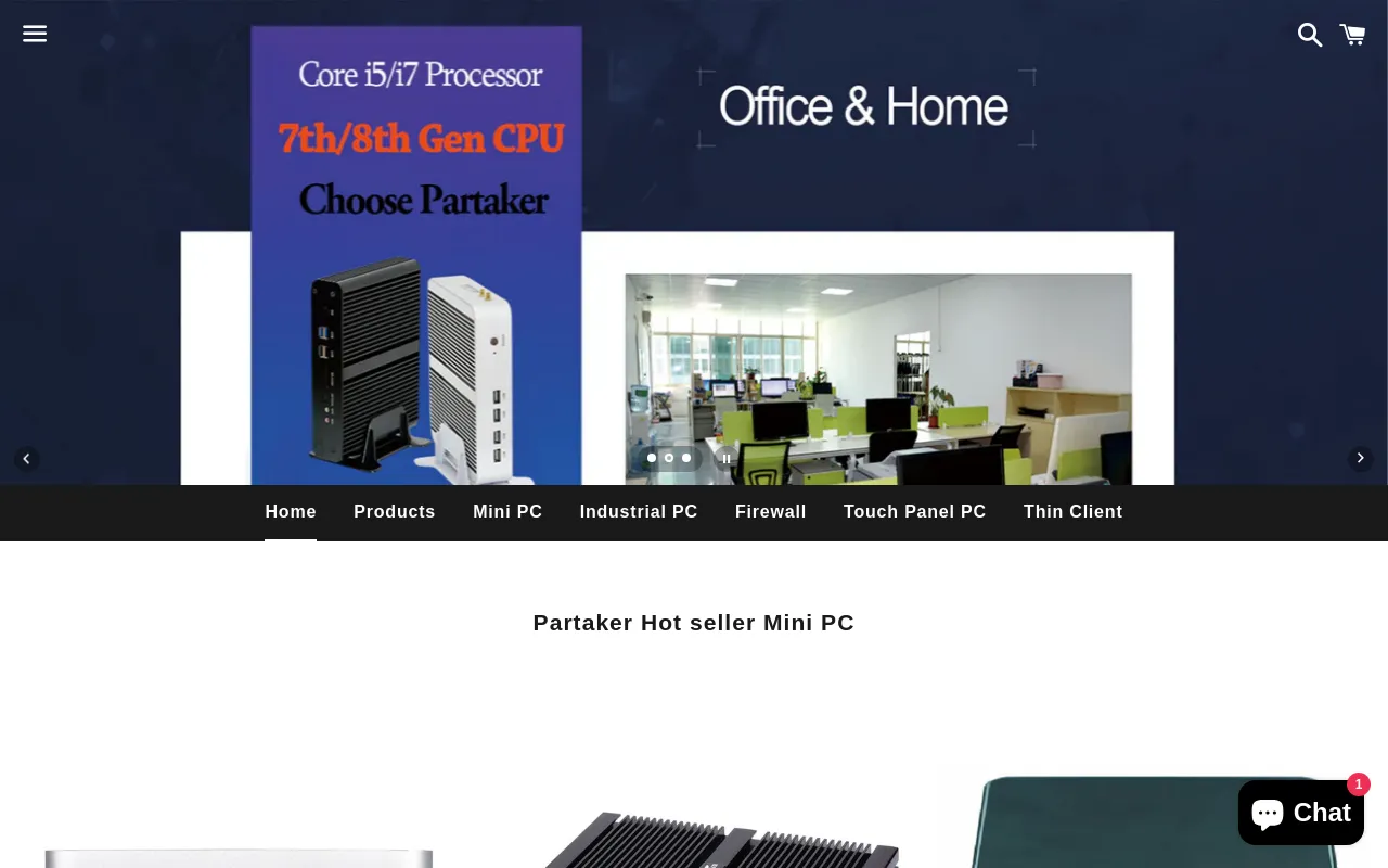 Partaker – inctel.com.cn screenshot