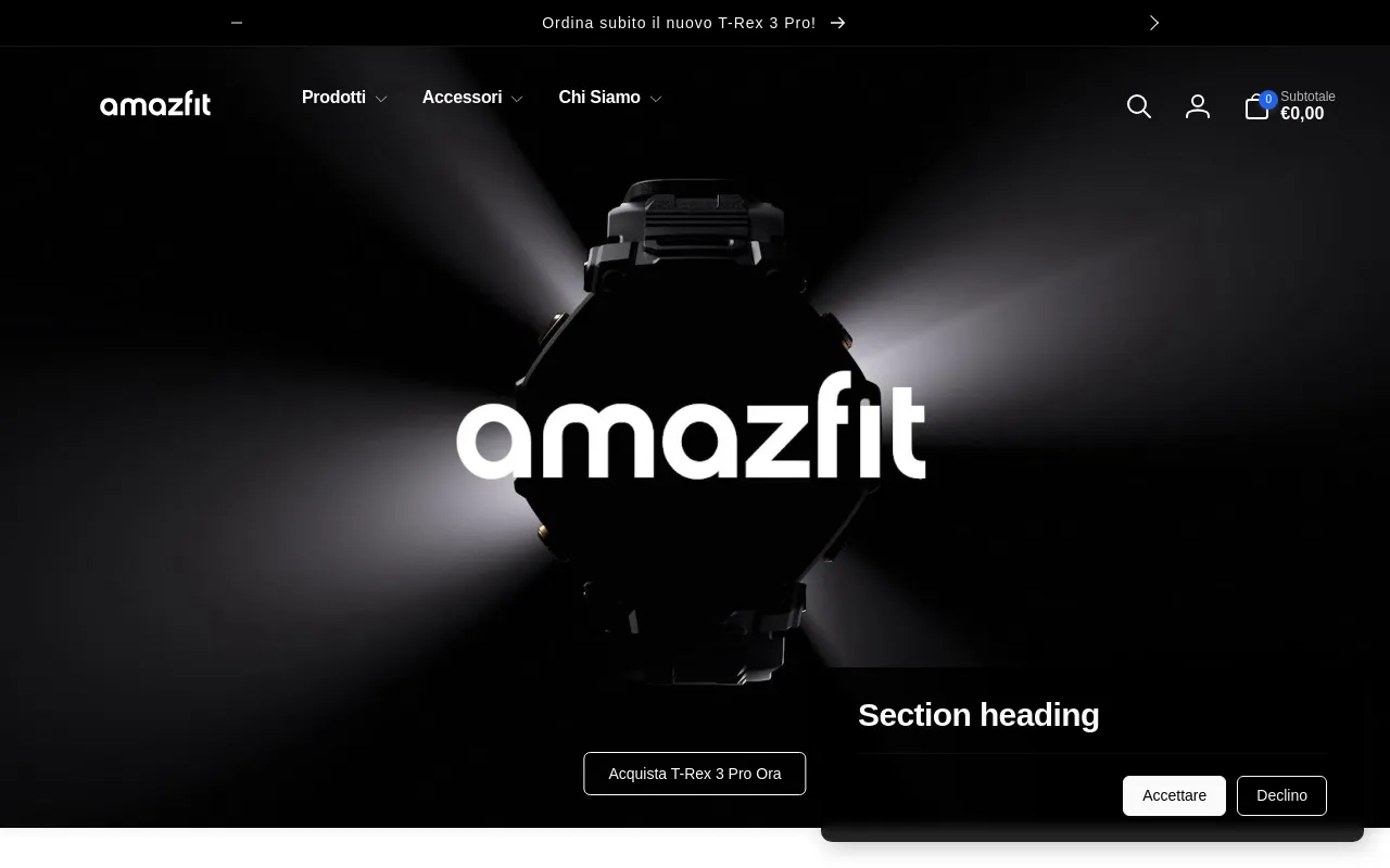 Amazfit Italia screenshot
