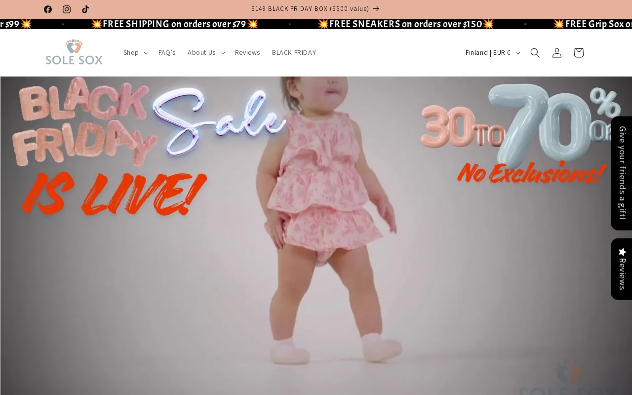 Sole Sox Australia screenshot