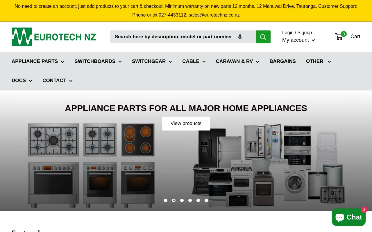 Eurotech NZ screenshot