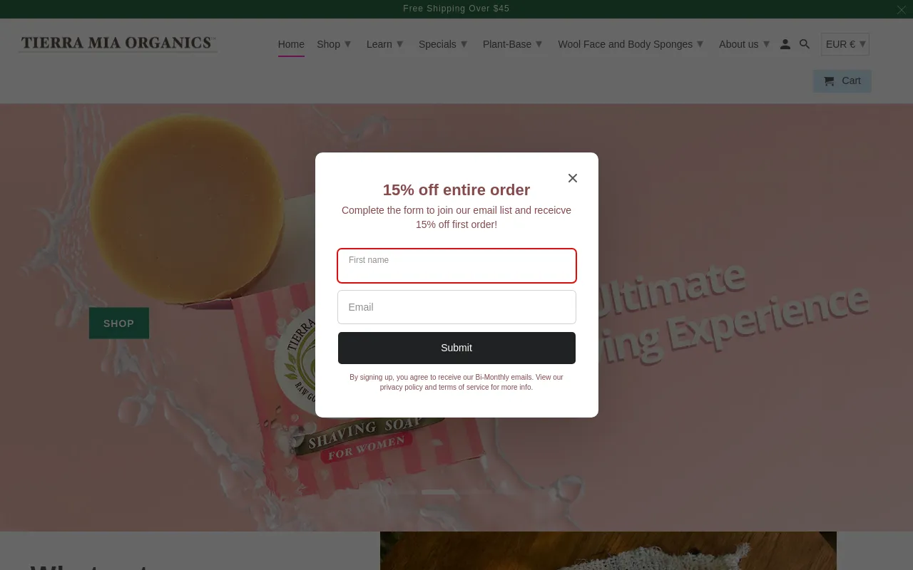 Tierra Mia Organics screenshot