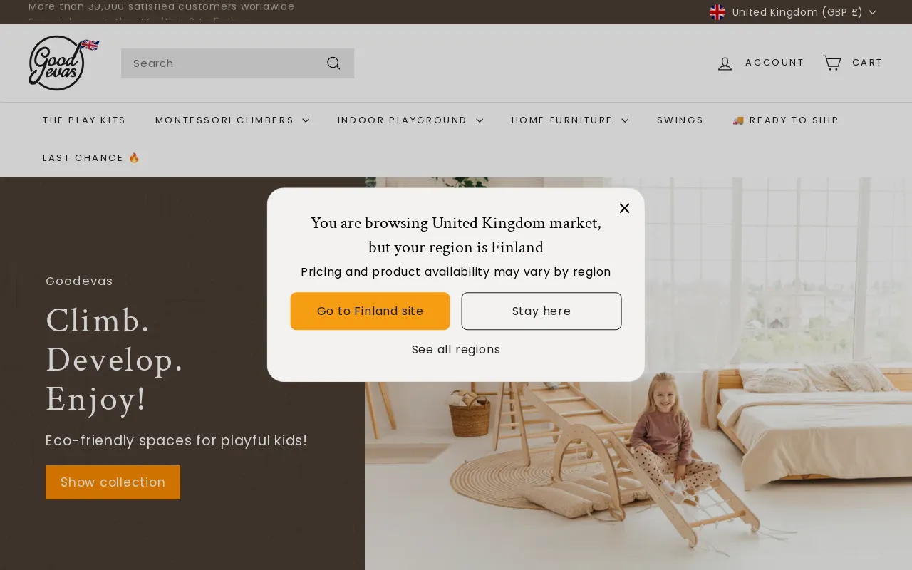 Goodevas UK screenshot