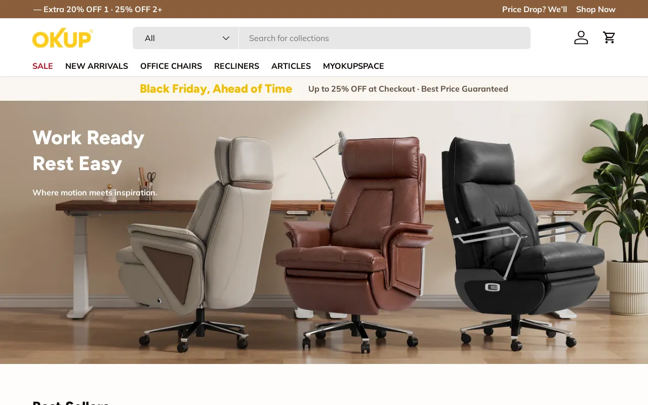 OKUP Furniture screenshot