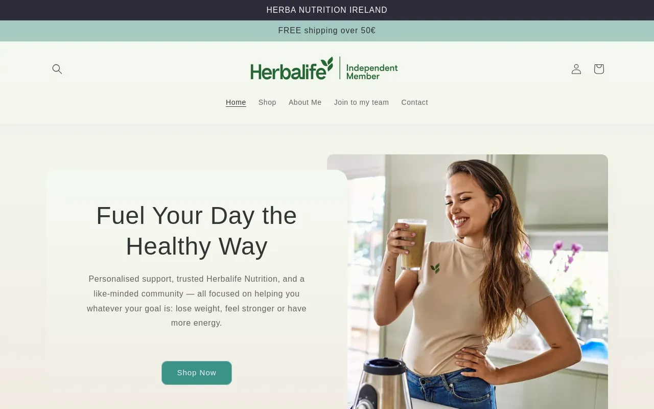 Herba Nutrition Ireland screenshot