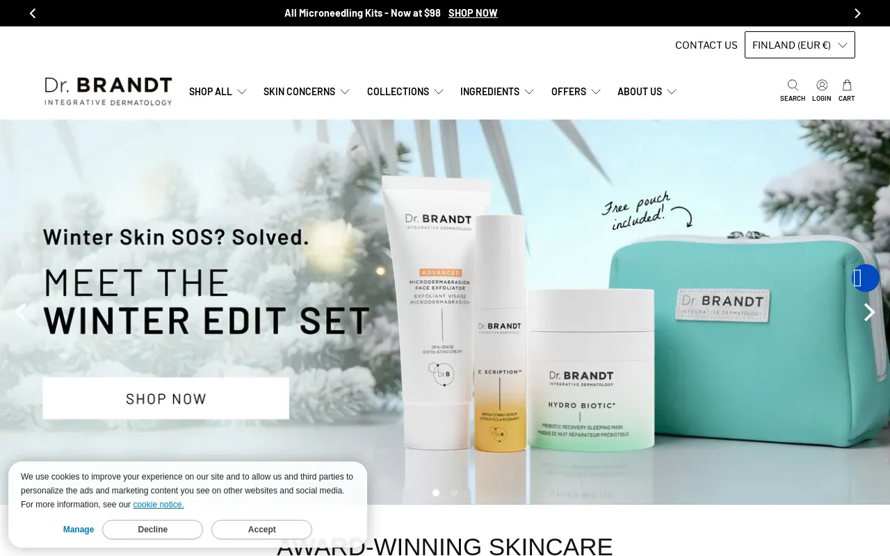 Dr. Brandt Skincare screenshot