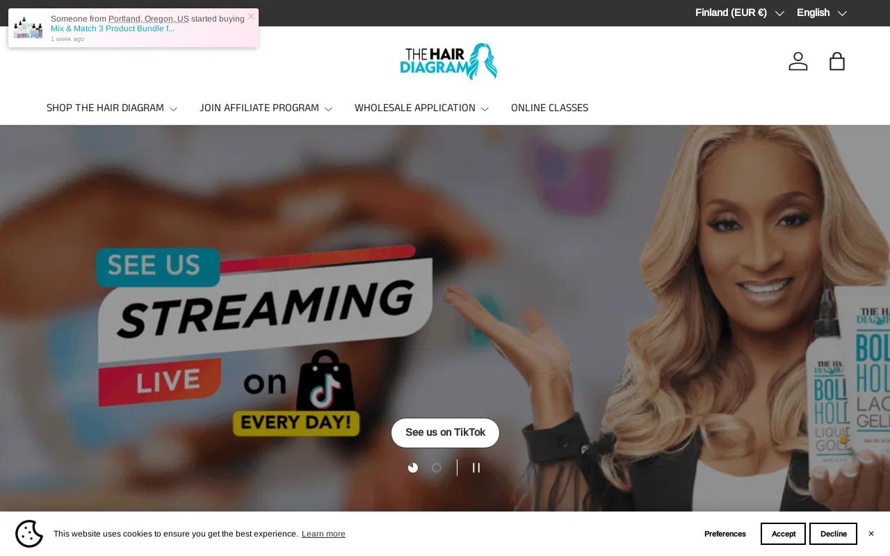 The Hair Diagram screenshot