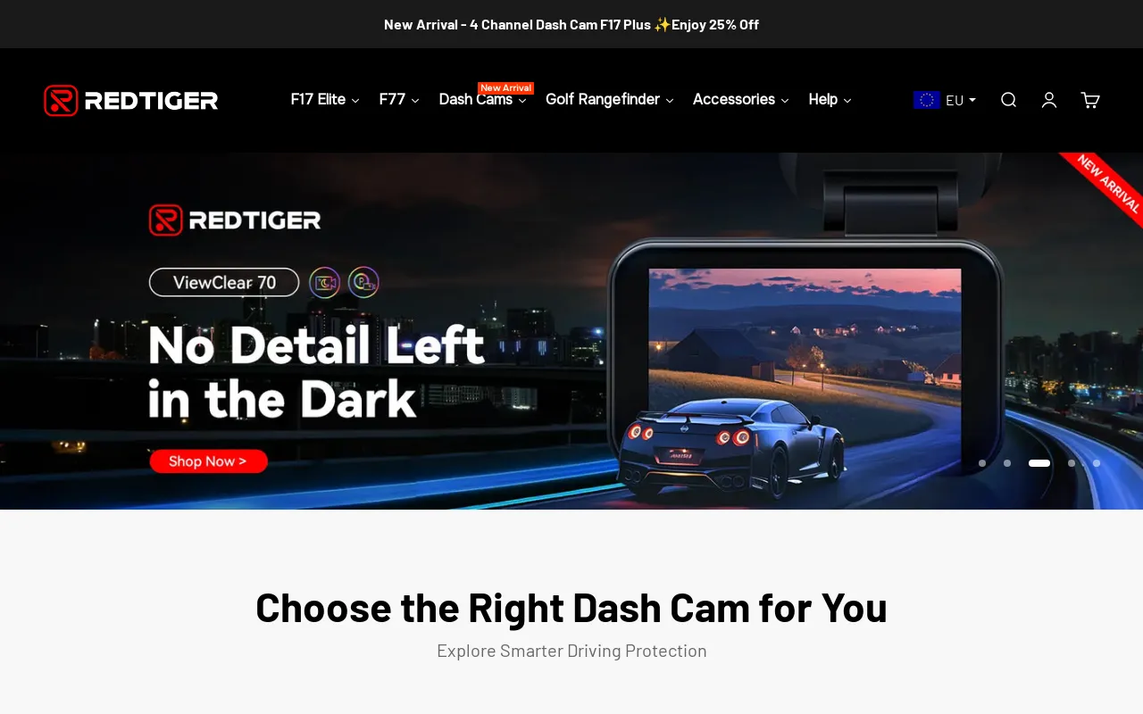 Redtiger EU screenshot