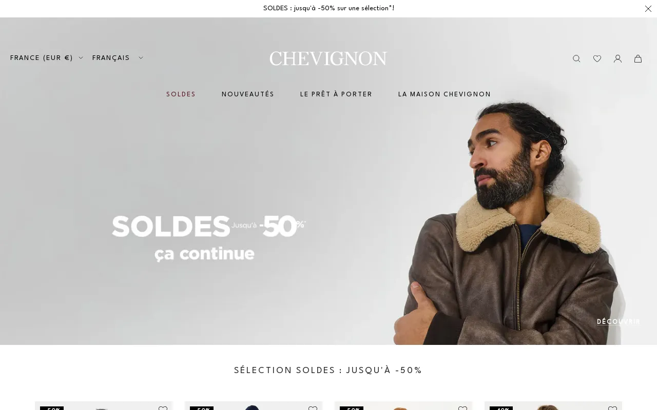 Chevignon screenshot