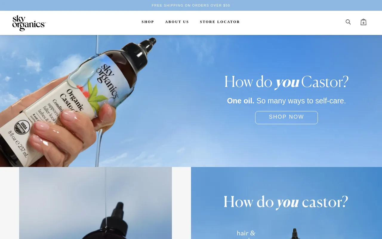 Sky Organics screenshot