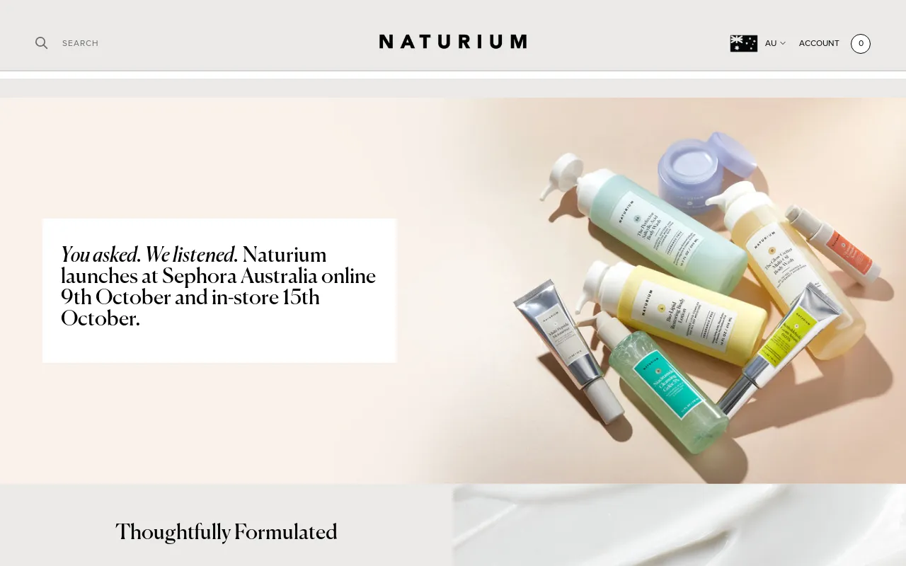 Naturium Australia screenshot