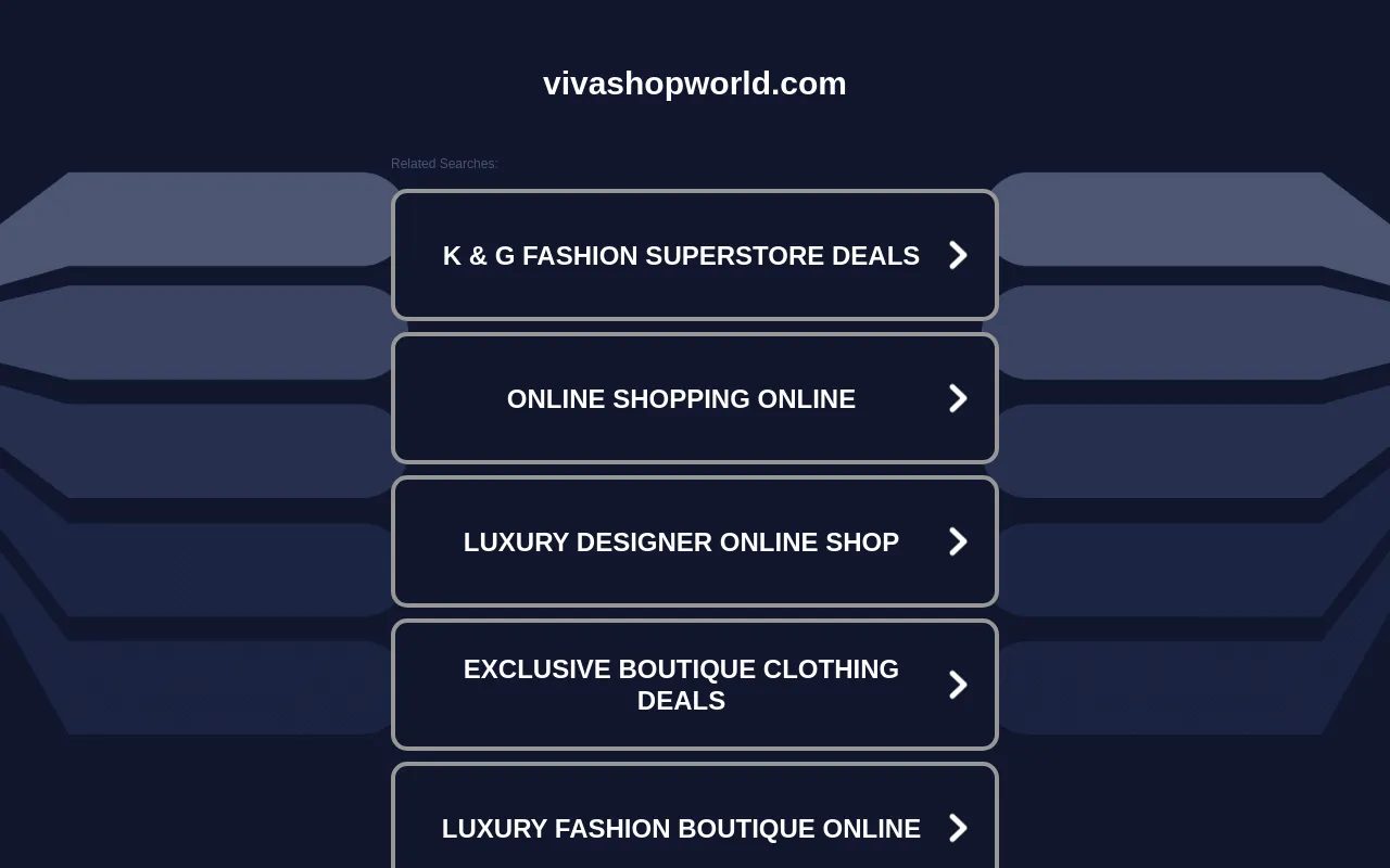 VivashopWorld website screenshot