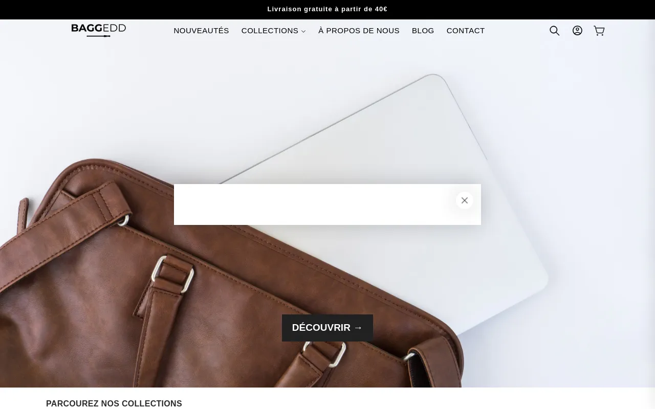 BAGGEDD website screenshot