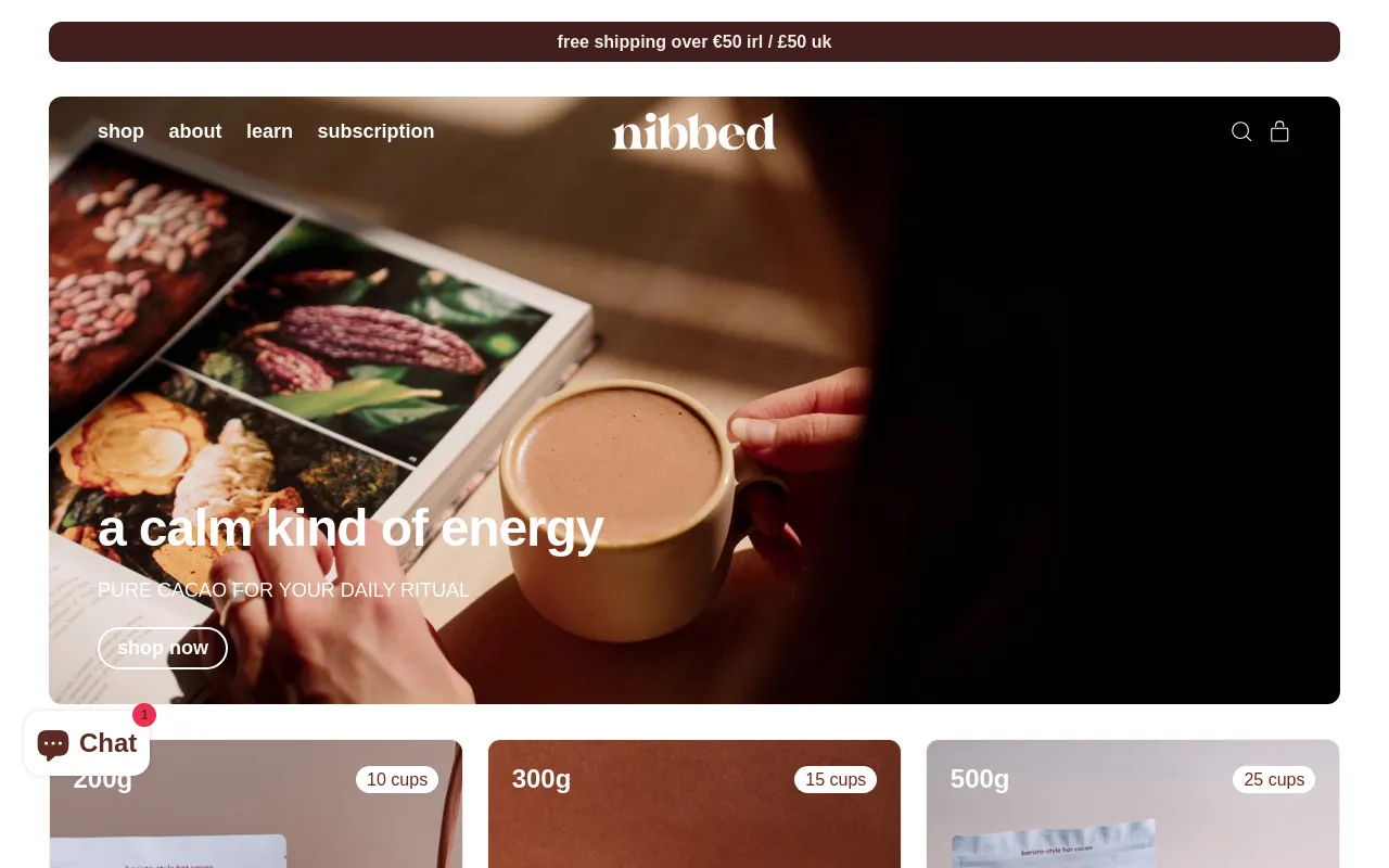 Nibbed Cacao screenshot
