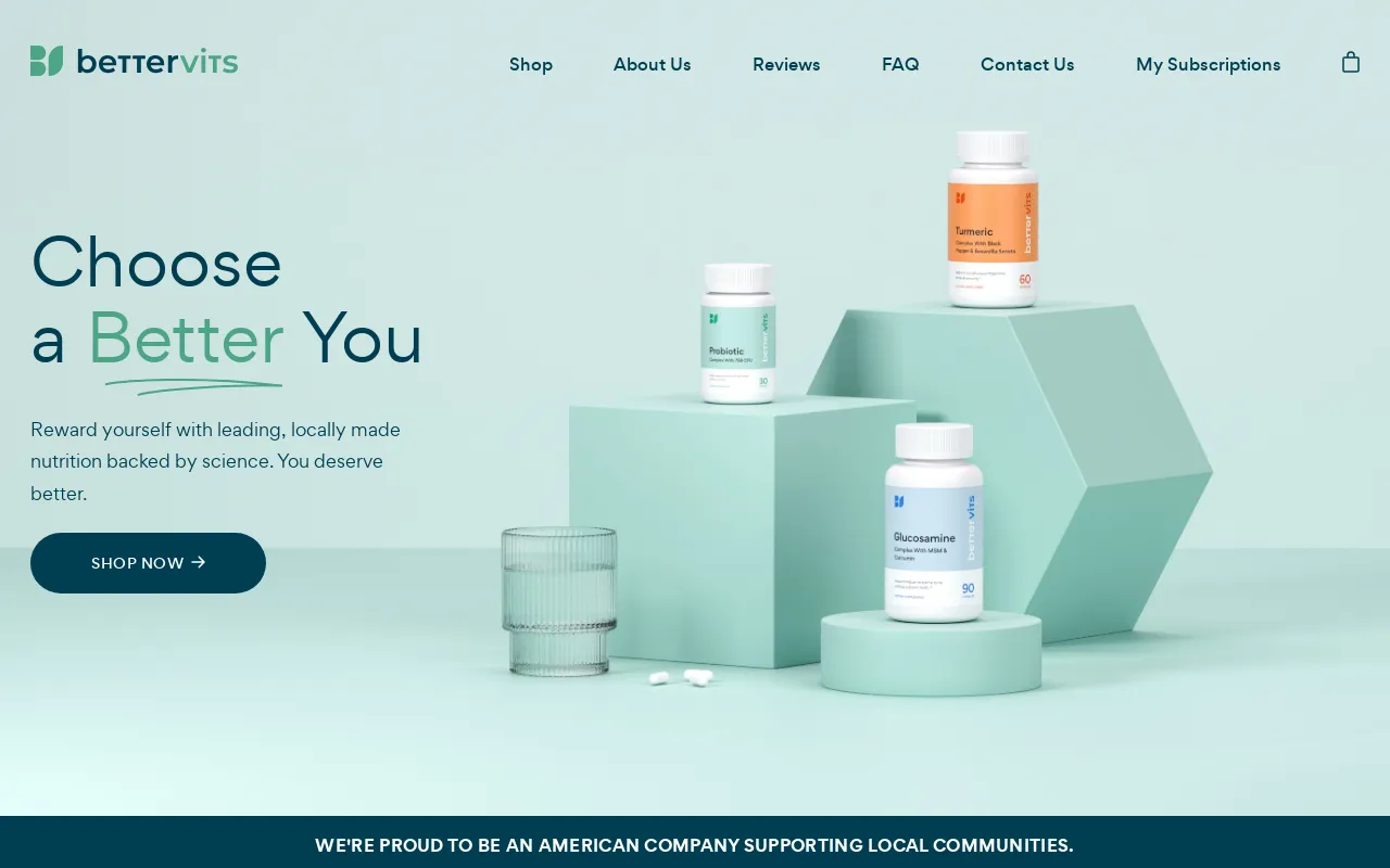 Bettervits USA screenshot