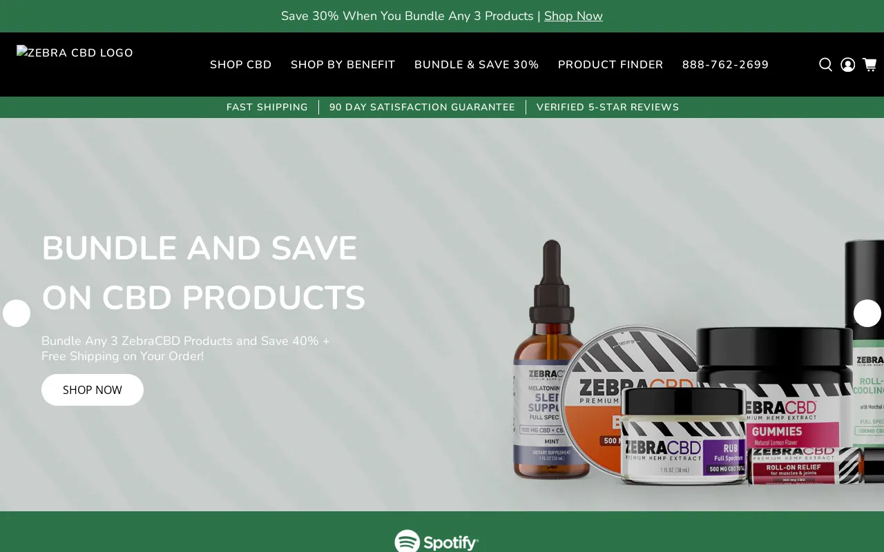 Zebra CBD screenshot